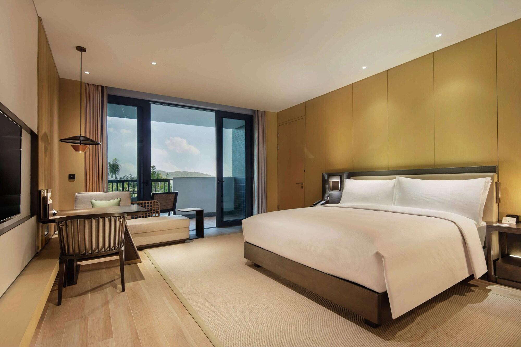 ดับเบิลทรี รีสอร์ต บาย ฮิลตัน ไห่หนาน - ซิงหลง เลคไซด์ Hotel ว่านหนิง ภายนอก รูปภาพ