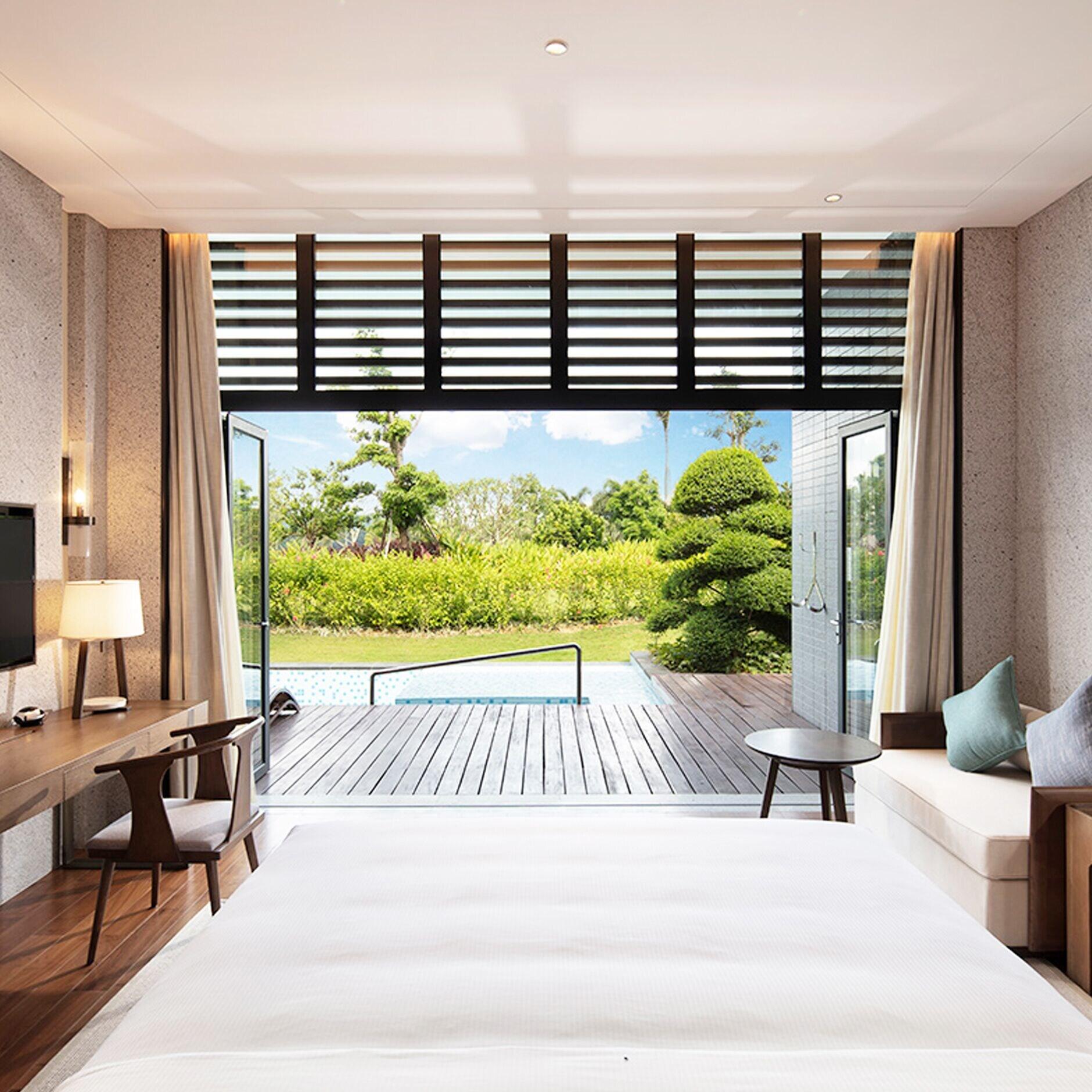 ดับเบิลทรี รีสอร์ต บาย ฮิลตัน ไห่หนาน - ซิงหลง เลคไซด์ Hotel ว่านหนิง ภายนอก รูปภาพ