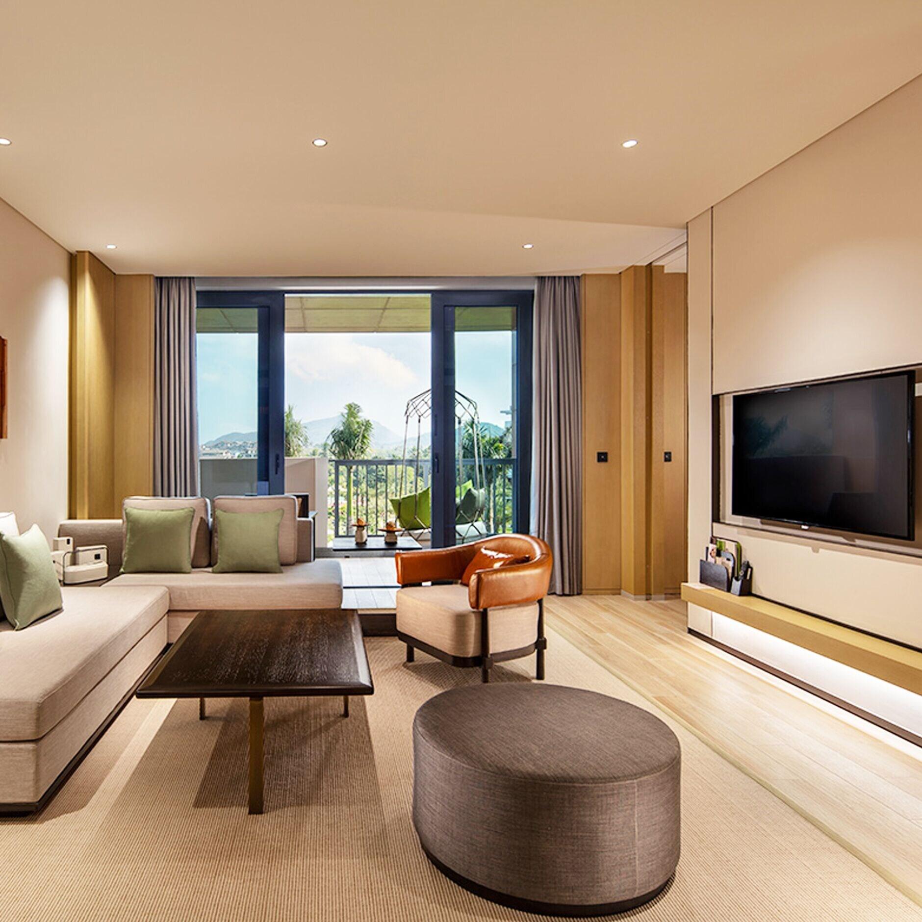 ดับเบิลทรี รีสอร์ต บาย ฮิลตัน ไห่หนาน - ซิงหลง เลคไซด์ Hotel ว่านหนิง ภายนอก รูปภาพ