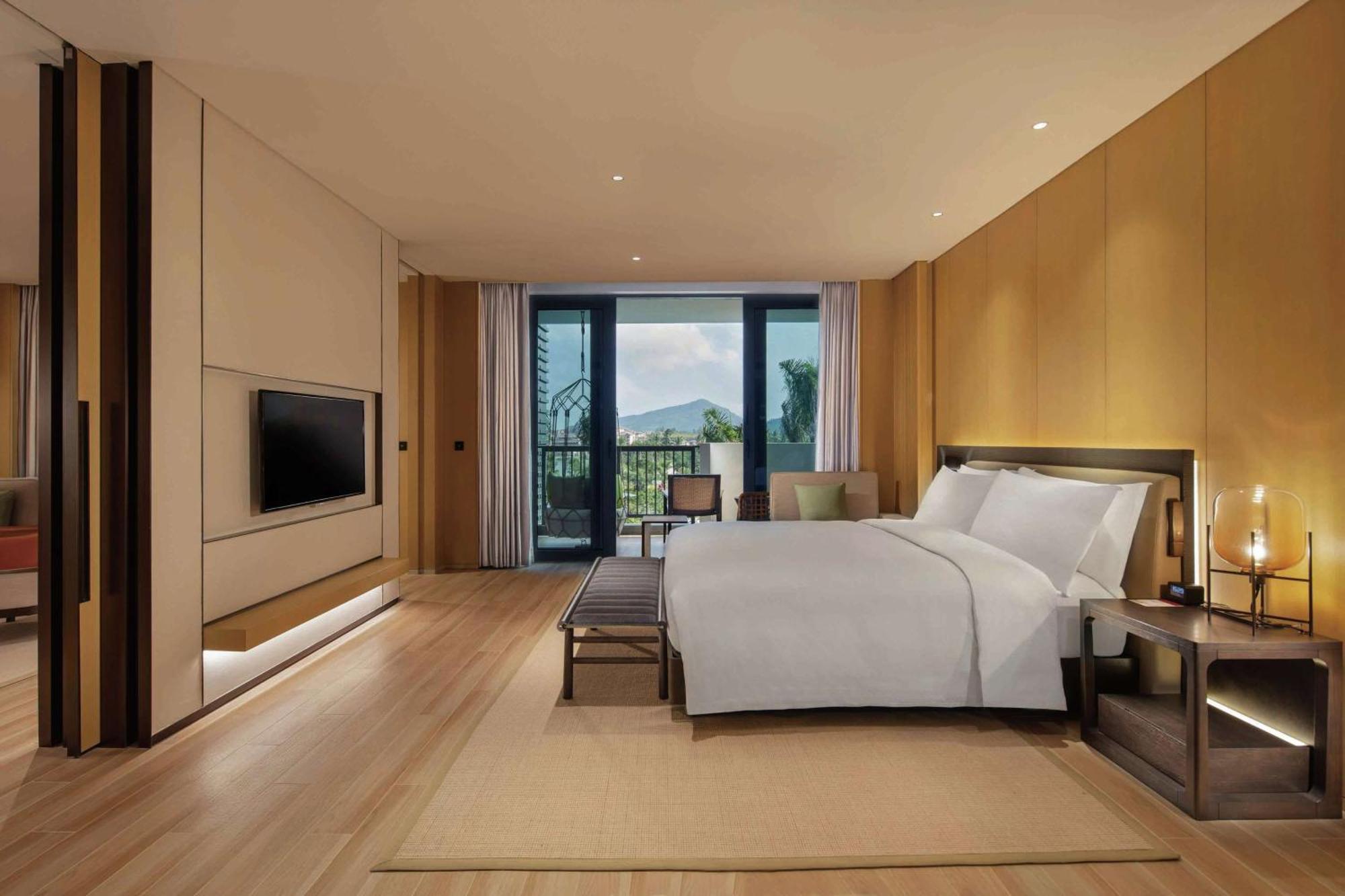 ดับเบิลทรี รีสอร์ต บาย ฮิลตัน ไห่หนาน - ซิงหลง เลคไซด์ Hotel ว่านหนิง ภายนอก รูปภาพ
