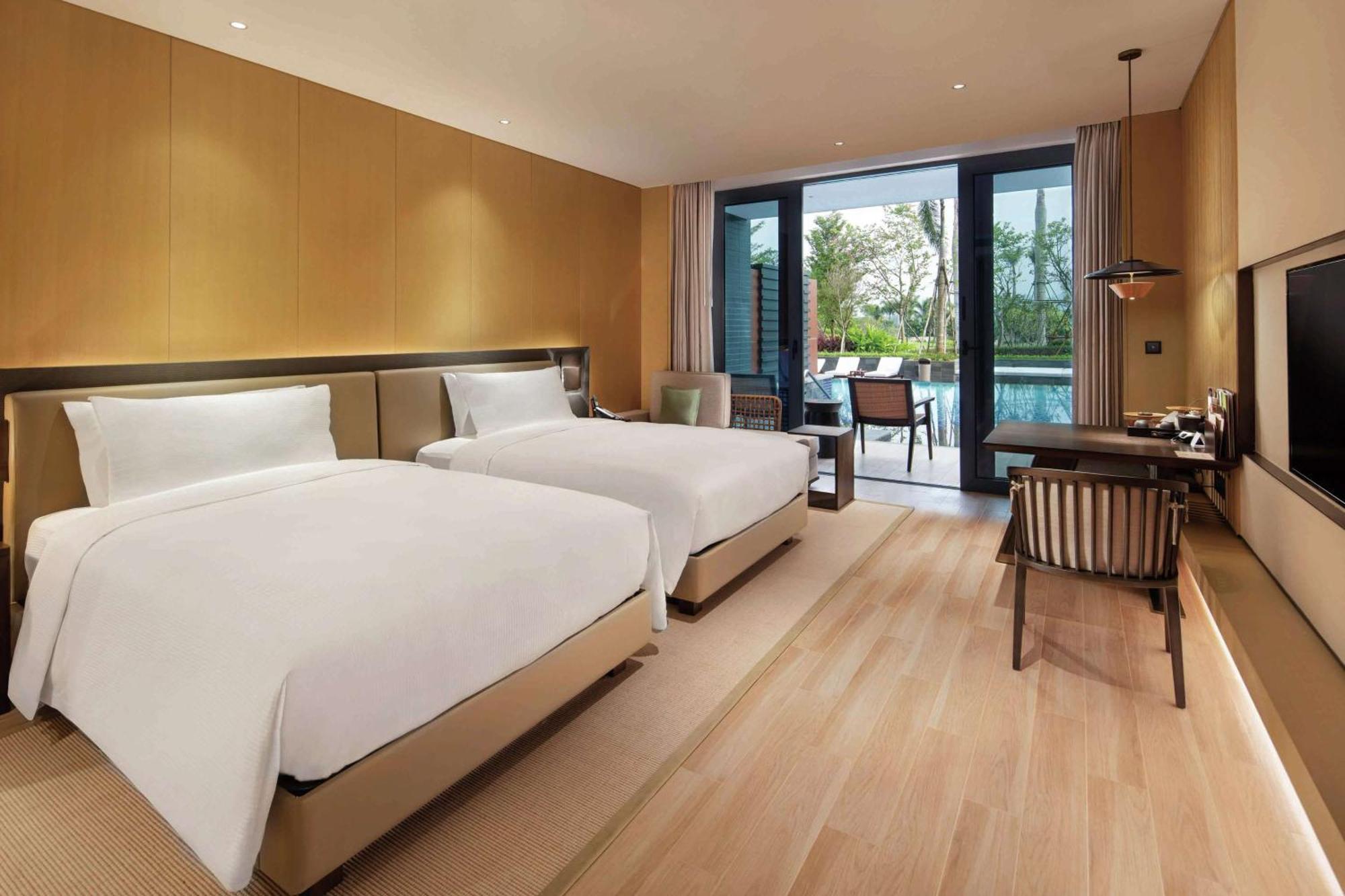 ดับเบิลทรี รีสอร์ต บาย ฮิลตัน ไห่หนาน - ซิงหลง เลคไซด์ Hotel ว่านหนิง ภายนอก รูปภาพ