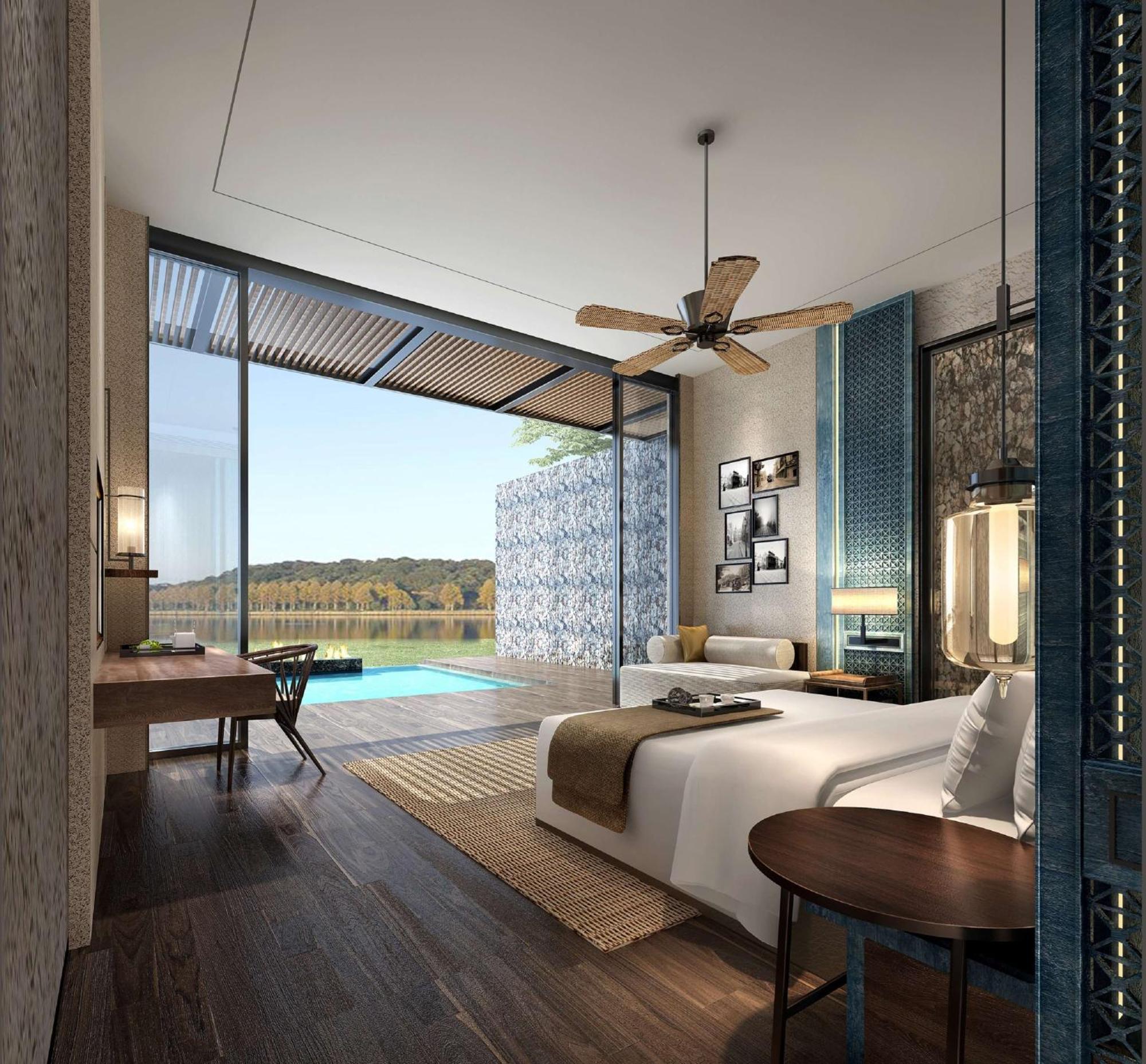 ดับเบิลทรี รีสอร์ต บาย ฮิลตัน ไห่หนาน - ซิงหลง เลคไซด์ Hotel ว่านหนิง ภายนอก รูปภาพ